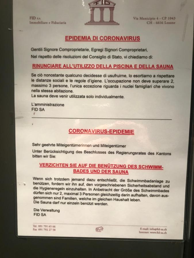Attico Bellavista Daire Locarno Dış mekan fotoğraf